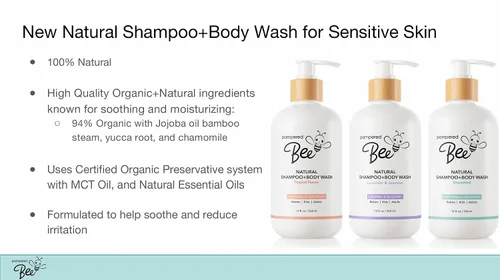 Vista 6 de Champú y gel de baño (Tropical Fusion), fórmula natural 2 en 1 para recién nacidos, niños pequeños y niños, 12 onzas
