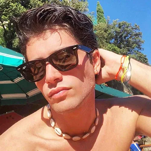 Vista 5 de Abitoncc - Collar de concha natural, pulsera de cordón de playa con concha de mar, gargantilla de perlas hecha a mano ajustable para niñas y mujeres