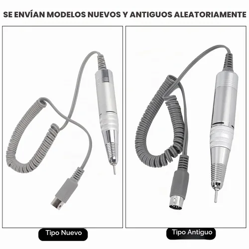 Vista 2 de 35000RPM - Taladro de uñas eléctrico con conector de 5 pines, mango de taladro de uñas, conector de pieza de mano para manicura y pedicura