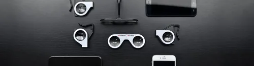 Vista 3 de Homido Mini gafas de realidad virtual para Smartphone auriculares plegables VR obedientes con iPhone y Android Teléfono celular Vr
