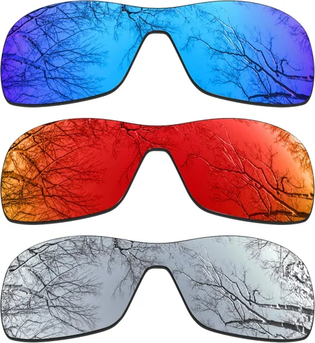 Vista 28 de ToughAsNails 3 pares de lentes polarizadas de repuesto para Oakley Antix Pack