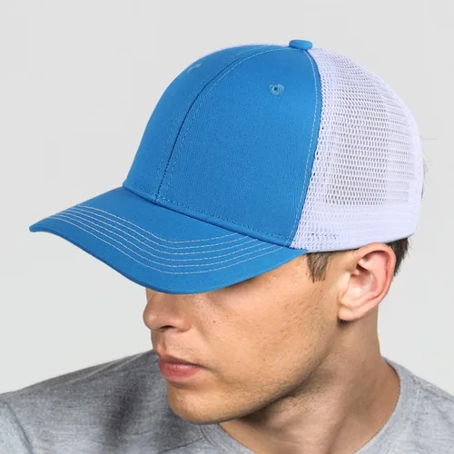 Vista 6 de kozinu Unisex Trucker Hats Blank Mesh Snapback Hats Sport Plain Baseball Caps Adjustable Fitted Hat