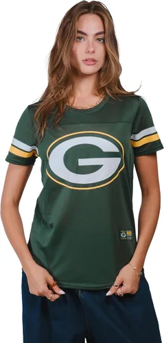 Vista 29 de Ultra Game Women's NFL Official Soft Mesh Varsity Stripe T-Shirt