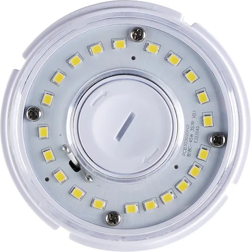Vista 3 de Satco S49673 - Bombilla LED HID de mazorca de maíz, base extendida Mogul, 45 W, clasificación de 35000 horas, 6165 L, blanco frío 6,165 lumens