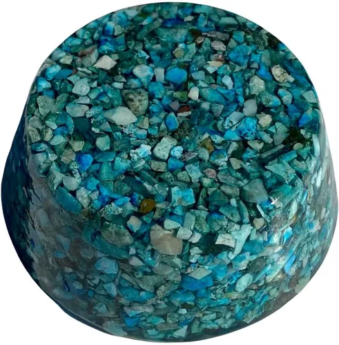 Vista 14 de Tiger's Eye Crystal Tower Buster Orgone Generator Energy Accumulator PERFECT GIFTING TOOL!!!! Made using Advance Harmonics Orgonite Many Beautiful