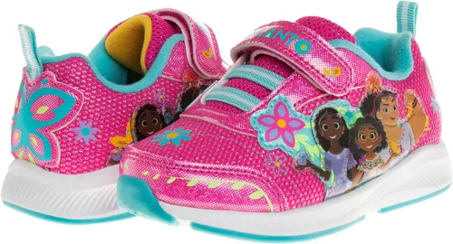 Vista 4 de Disney Zapatos Encanto para Niñas - Mirabel, Luisa, Isabela Zapatos deportivos iluminados sin cordones (niñoniña)