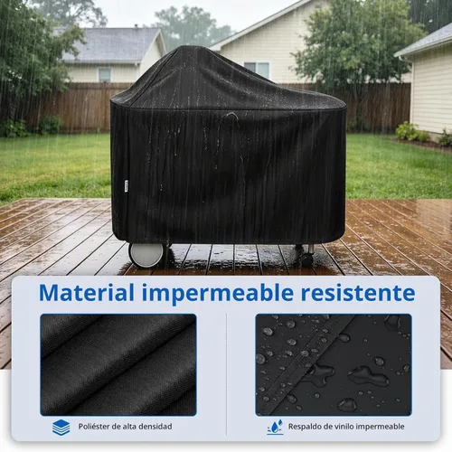 Vista 3 de SunPatio 7152 - Cubierta para parrilla Weber de 22 pulgadas Performer