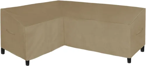 Vista 24 de Easy-Going Funda para Sofá Seccional en Forma de V para Patio, Funda Seccional Impermeable para Exteriores, Funda Resistente para Muebles de Jardín