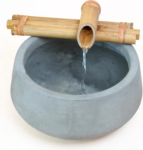 Vista 7 de Bamboo Accents Kit de fuente Zen – Tres brazos, bambú resistente a la división para bricolaje interior/exterior – para contenedores grandes