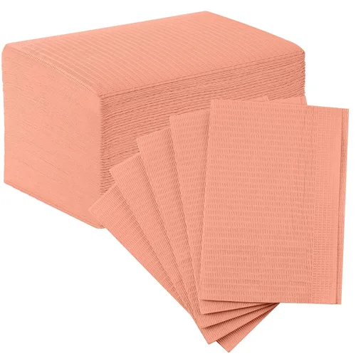 Vista 25 de JMU Baberos dentales negros, baberos dentales desechables de 3 capas, baberos para tatuajes impermeables para clínica dental, tienda de tatuajes
