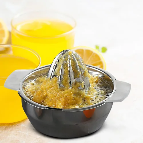 Vista 5 de SHINEOFI Stainless Steel Manual Juicer Hand Press Citrus Squeezer for Lemons Oranges Limes Efficient Juice Extractor Easy to Clean Versatile Fruit
