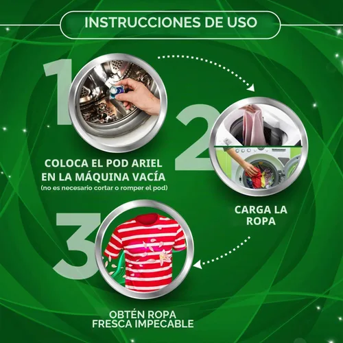 Vista 7 de Ariel Matic 4 en 1 PODs Detergent Pack 18 ct – para lavadora de carga superior y frontal solamente