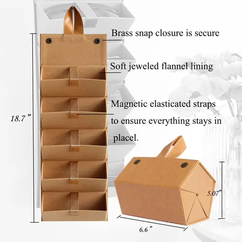 Vista 3 de Besforu Estuche para lentes de sol para hombres o mujeres, estuche rígido para múltiples anteojos, caja portátil con 5 ranuras para organizar gafas