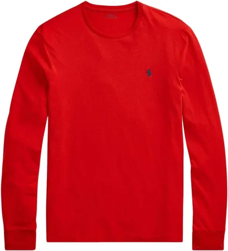 Vista 29 de POLO RALPH LAUREN Camiseta de manga larga de ajuste clásico suave al tacto para hombre (Soft Touch) Marina francesa