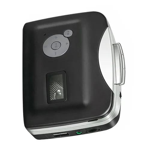 Vista 4 de EZCAP230 Convertidor de casete a MP3, casete USB estéreo cinta digital MP3 con auriculares, convierte fácilmente cintas antiguas a MP3, conversión