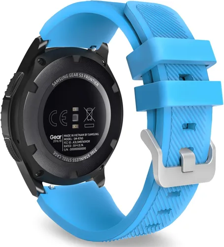 Vista 19 de Correa de reloj deportivo, marca MoKo, de silicona, para Samsung Gear S3, Negro