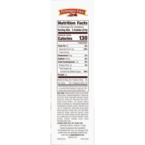 Vista 8 de Pepperidge Farm - Colección surtida de 9 galletas clásicas, 13.25 onzas