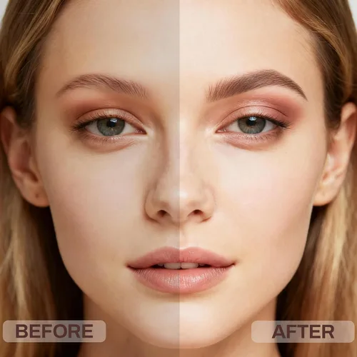 Vista 3 de [Paquete de 2]Lápiz de cejas, resistente al agua, maquillaje de cejas con dos extremos, kit profesional de mejora de cejas con cepillo para cejas