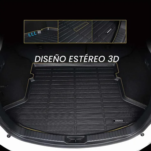 Vista 2 de KELCSEECS® Tapetes personalizados para piso y maletero, protección contra todo tipo de clima, hechos de elastómero termoplástico, juego completo