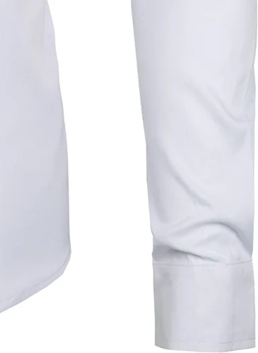 Vista 5 de Zeroyaa - Camisas de esmoquin de manga larga para hombre, calce ajustado