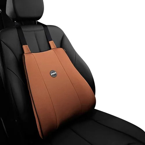 Vista 13 de Ergocar Almohada viscoelástica para el cuello de terapia de postura, almohada ergonómica de apoyo para la espalda para el hogar, oficina, automóvil