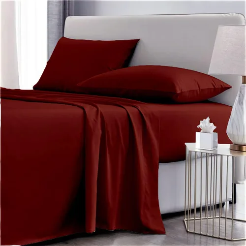 Vista 7 de Juego de ropa de cama de 800 hilos, 4 piezas, 100% algodón egipcio, color negro, juego de ropa de cama de algodón de fibra larga, tejido de satén