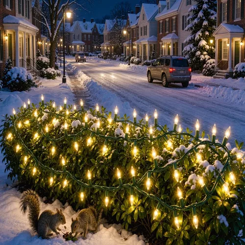 Vista 6 de 150 luces de Navidad de color blanco cálido, con certificación UL, calidad comercial, cable verde, juego de luces de 50 pies que permanece siempre