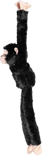Vista 3 de Wild Republic Ecokins Chimpancé colgante, animal de peluche, 22 pulgadas, regalo para niños, juguete de peluche, hecho de botellas de agua