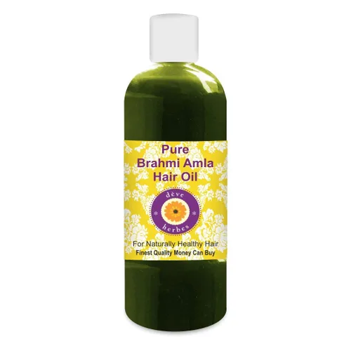 Vista 14 de dève herbes Pure Brahmi Amla - Aceite para el cabello con cuentagotas de vidrio 0.2 fl oz (0.16 oz)