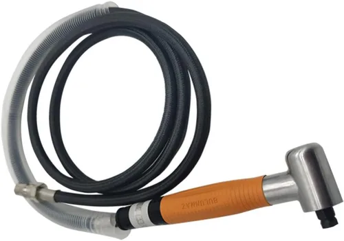 Vista 6 de Amoladora neumática micro ángulo aire 90 grados 0.118 in Die lápiz pulidor herramienta accesorios kit naranja herramientas eléctricas