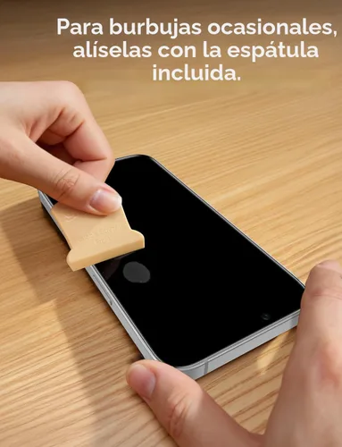 Vista 7 de MAGIC JOHN Paquete de 2 protectores de pantalla de vidrio para iPhone 17 Pro Max de 6.9 pulgadas, antiespía, eliminación automática de polvo, sin
