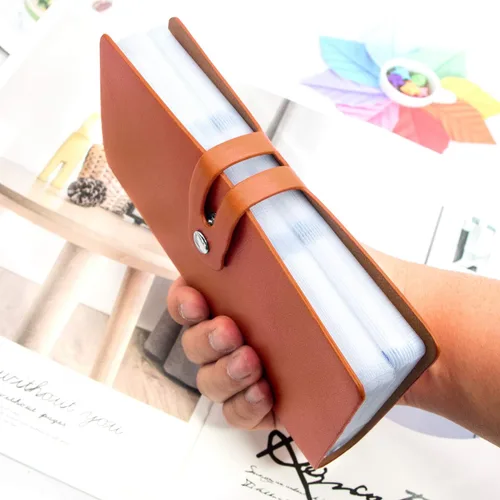 Vista 3 de Padike Soporte para tarjetas de crédito RFID, organizador de tarjetas de visita, con 96 ranuras para tarjetas, protector de tarjetas de crédito