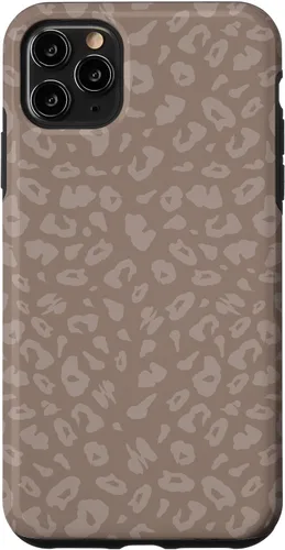 Vista 13 de Neutral Tan - Chic Elegant Leopard Animal Funda con patrón de impresión para iPhone 17