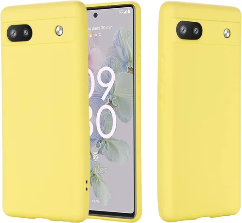 Vista 7 de Compatible con Google Pixel 6a 5G 2022 Funda trasera de silicona delgada a prueba de golpes, cubierta de cuerpo completo, funda delgada para Google