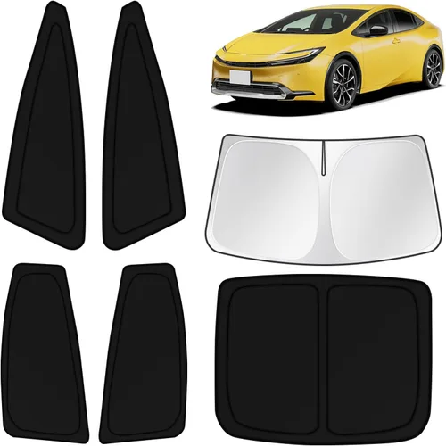 Vista 297 de KUST - Parasol plegable para parabrisas para BMW X1 E84, accesorios 2011 2012 2013 2014 2015, protector de visera de sol ajustable que bloquea