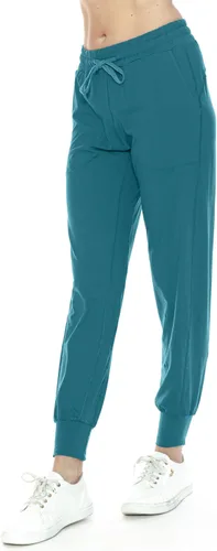 Vista 30 de Leggings Depot ActiveFlex Jogger - Pantalones de yoga para mujer con bolsillos Negro