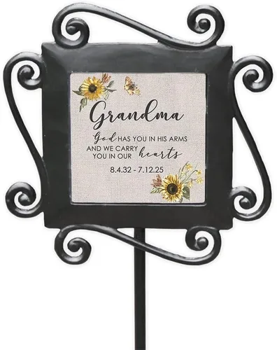Vista 11 de GiftsForYouNow, estaca de jardín conmemorativa para mascota de hierro forjado, 28 x 8.5