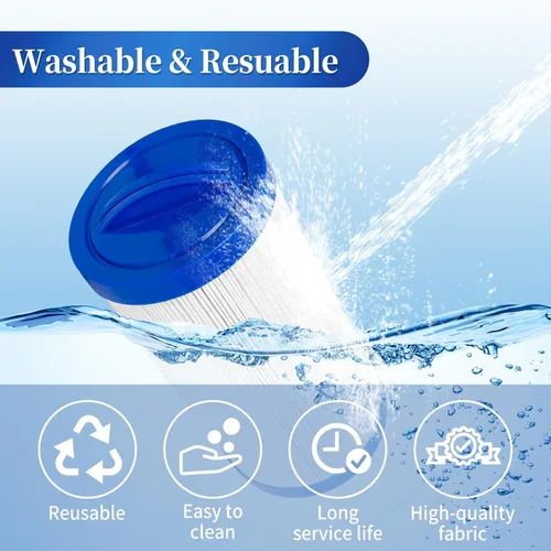 Vista 6 de PWW35L - Cartucho de filtro para bañera de hidromasaje sustituye a Plea tco PWW35L, Uni cel 4CH-935, Water Way 817-4035, Tele Weir 35 SF, SD-01235