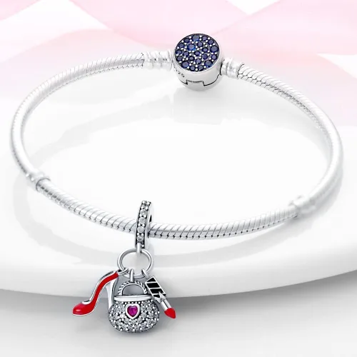 Vista 24 de KUNSIR Los abalorios se adaptan a pulseras Pandora para mujer, plata de ley 925, cuentas colgantes de joyería para niñas, dijes de feliz cumpleaños