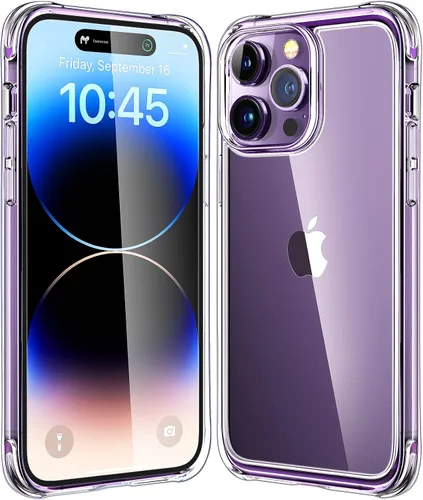Vista 12 de Mkeke – Funda transparente para iPhone 11, antiamarilleo y con protección contra caídas de grado militar. Funda protectora transparente