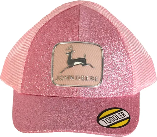 Vista 4 de John Deere Gorra Historic Tm con purpurina rosa-talla única, Rosado