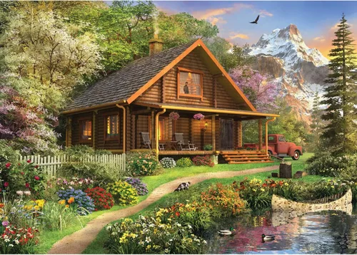 Vista 6 de Anatolian Puzzle - Lakeside, Rompecabezas de 1500 piezas, #4547