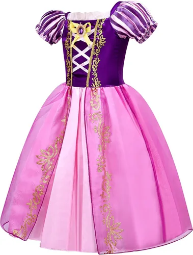 Vista 3 de Avady Vestido de princesa para niñas, disfraces de Halloween, fiesta de cumpleaños, disfraz de Navidad