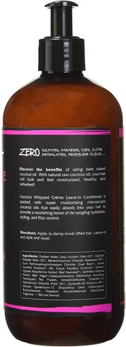 Vista 2 de Acondicionador de crema batida de coco Renpure, sin enguaje, 16 oz, Paquete de 1