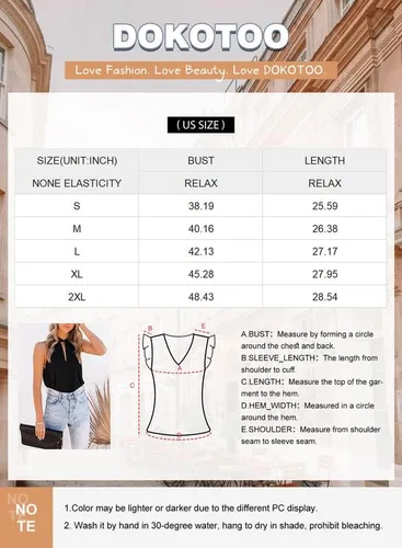 Vista 5 de Dokotoo Blusa informal para mujer, sin mangas, con cuello halter y estampado de leopardo