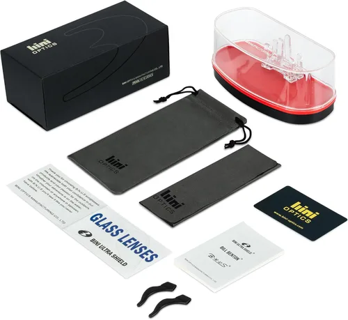 Vista 7 de Bnus Italia hizo gafas de sol clásicas corning lente de cristal real w. opción polarizada