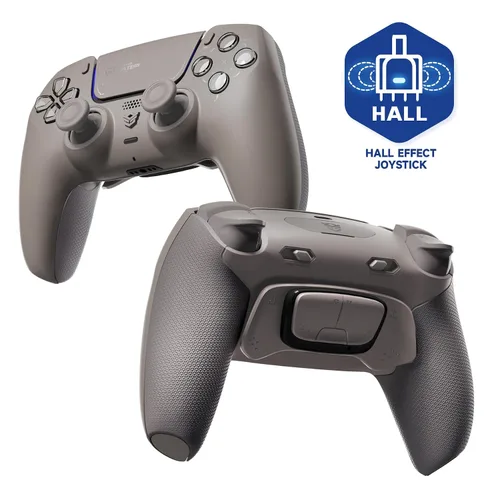 Vista 8 de HEXGAMING ULTIMATE PRO Gaming Controller Compatible with ps5/PC/Mobile - 4 Back Buttons, 6 Custom Profiles, Adjustable Triggers, 8 Swappable