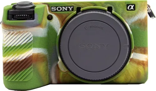 Vista 11 de Funda para cámara A6700, funda de silicona delgada y ligera para Sony Alpha A6700 (negro, glaseado)