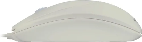 Vista 3 de CHERRY WheelMouse, mouse con cable, estilo retro, diseño simétrico para usuarios diestros y zurdos, sensor óptico, USB-A (adaptador PS/2 incluido)