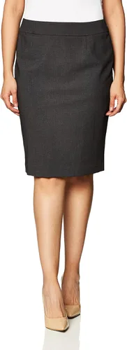 Vista 17 de Calvin Klein - Falda de traje de corte clásico recta Lux para mujer (Tallas regulares y tallas grandes)